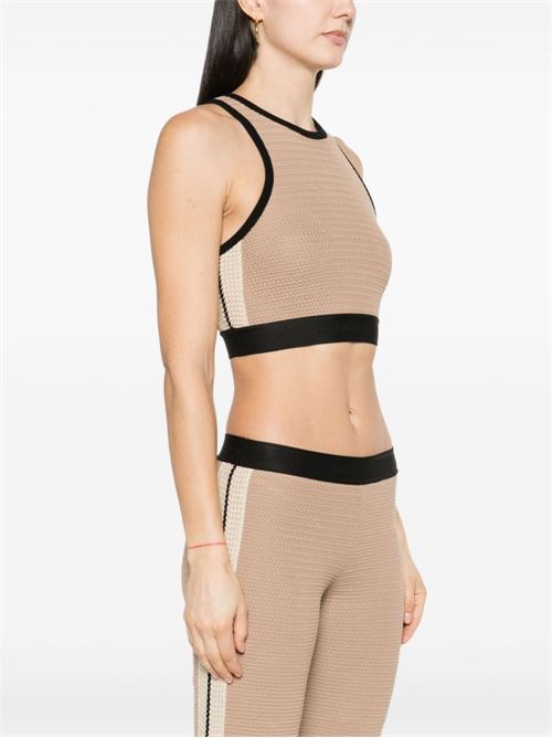 KNITTED CROPPED TOP