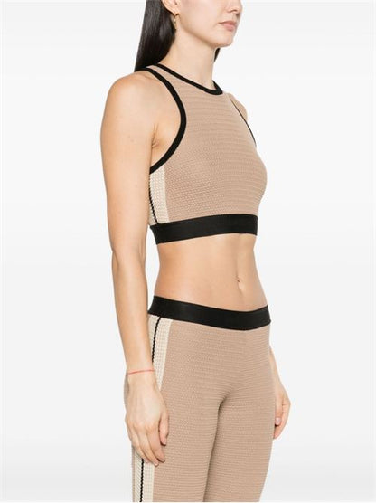 KNITTED CROPPED TOP