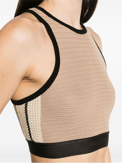 KNITTED CROPPED TOP