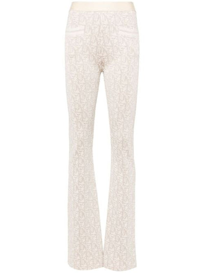 MONOGRAM JACQUARD KNIT TROUSERS