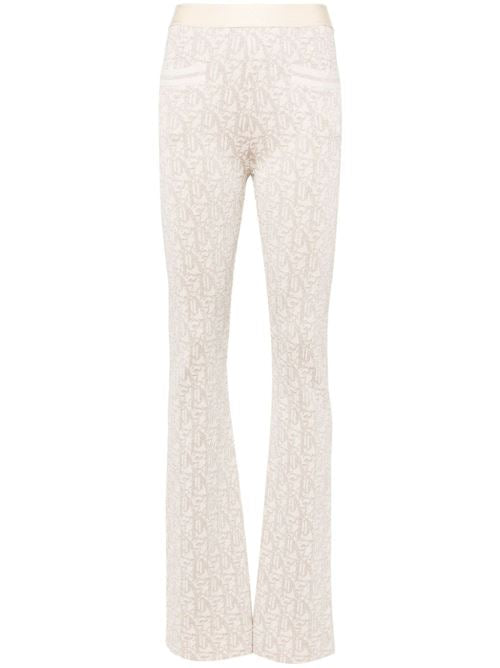 MONOGRAM JACQUARD KNIT TROUSERS