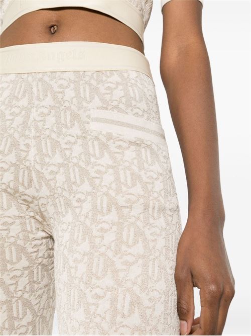 MONOGRAM JACQUARD KNIT TROUSERS