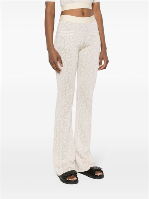 MONOGRAM JACQUARD KNIT TROUSERS