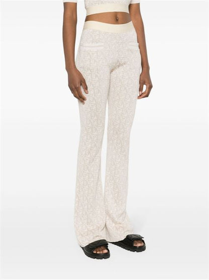 MONOGRAM JACQUARD KNIT TROUSERS
