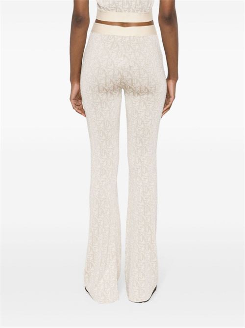 MONOGRAM JACQUARD KNIT TROUSERS