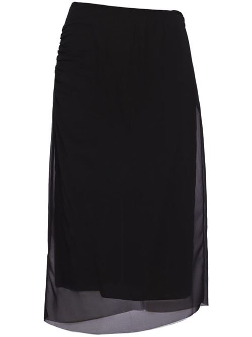 GEORGETTE MIDI SKIRT