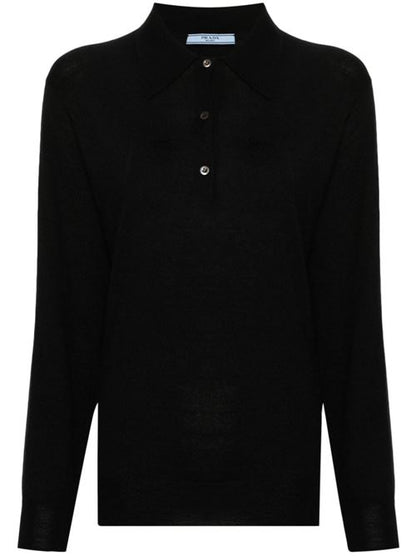 CASHMERE POLO SHIRT