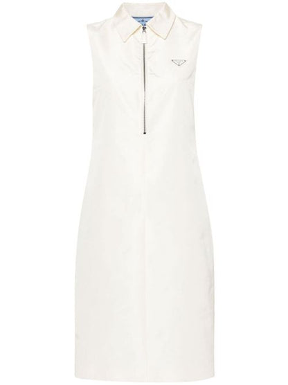 SILK MIDI POLO DRESS