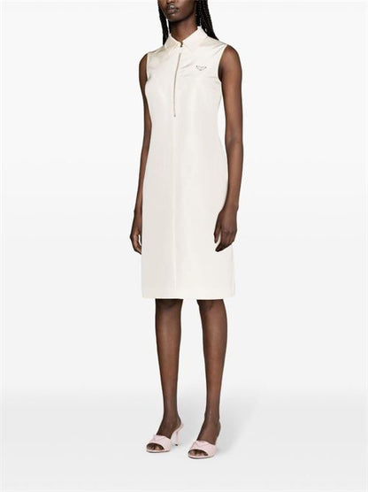 SILK MIDI POLO DRESS