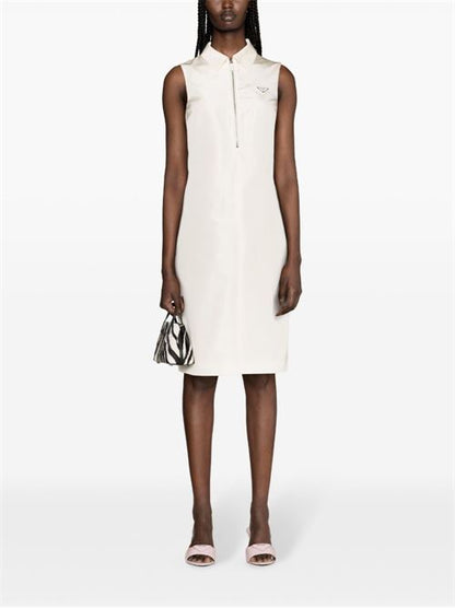 SILK MIDI POLO DRESS