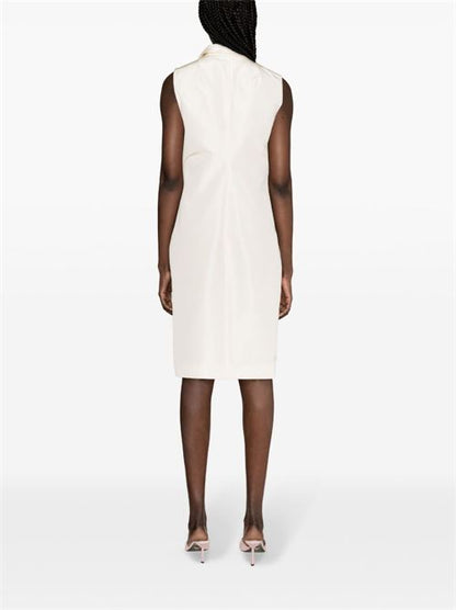 SILK MIDI POLO DRESS