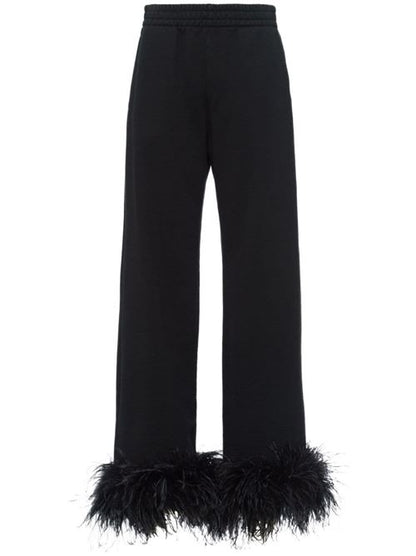 FEATHERED SWEATPANTS