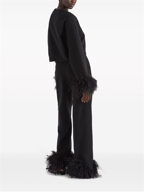 FEATHERED SWEATPANTS