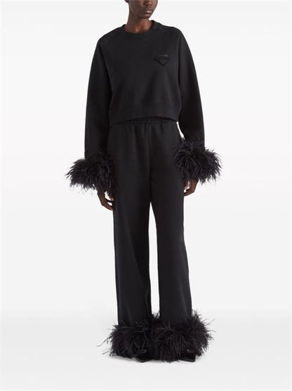 FEATHERED SWEATPANTS