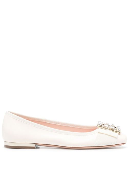 TRÈS VIVIER LEATHER BALLET FLATS