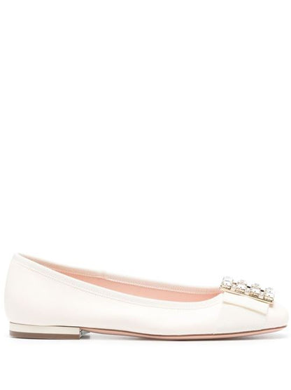 TRÈS VIVIER LEATHER BALLET FLATS