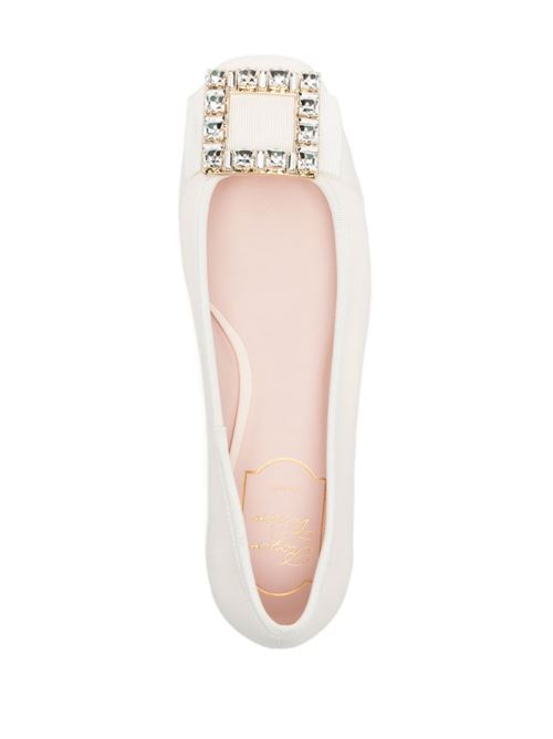 TRÈS VIVIER LEATHER BALLET FLATS