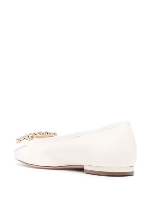 TRÈS VIVIER LEATHER BALLET FLATS