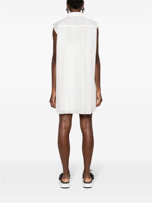 COTTON BLEND CHEMISIER DRESS