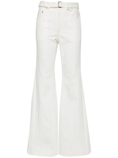 DENIM FLARED JEANS