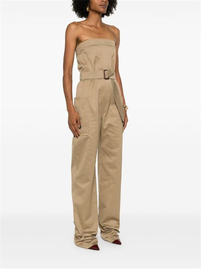 COTTON GABARDINE JUMPSUIT