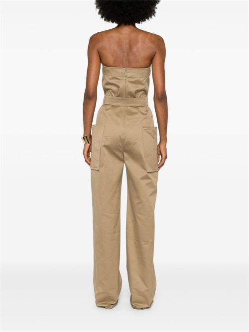 COTTON GABARDINE JUMPSUIT
