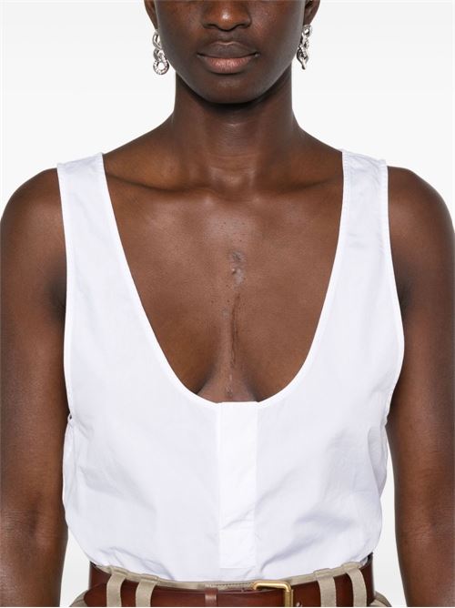 COTTON POPLIN TOP