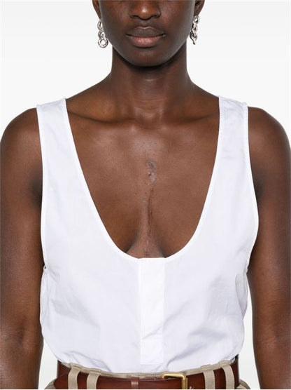 COTTON POPLIN TOP