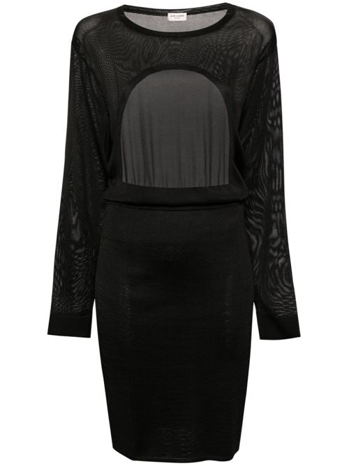 OPEN-BACK KNITTED DRESS