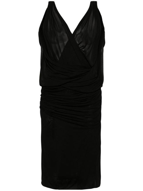 V-NECKED MINI DRESS