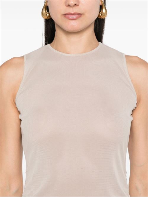 STRETCH TULLE SHORT DRESS