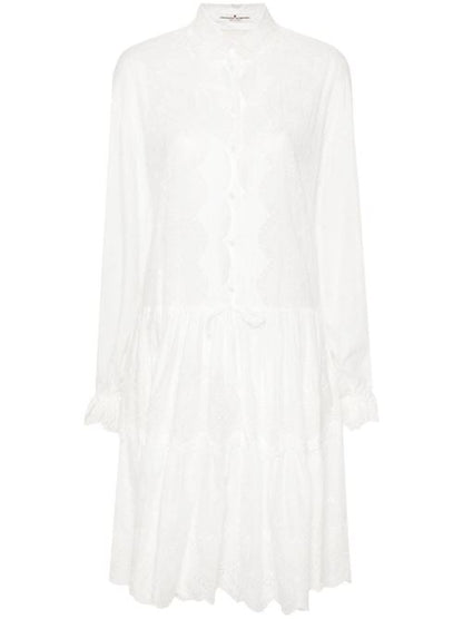 EMBROIDERED SHIRT DRESS