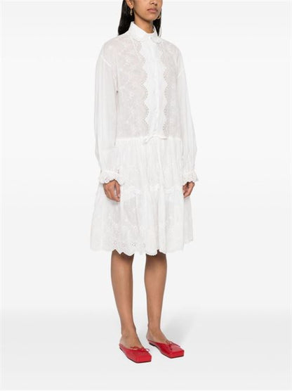EMBROIDERED SHIRT DRESS