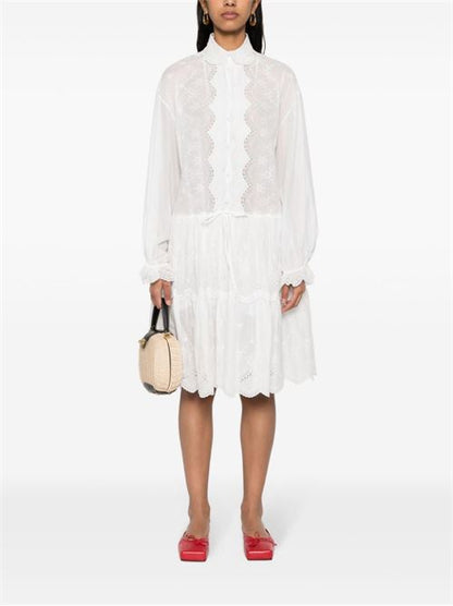 EMBROIDERED SHIRT DRESS