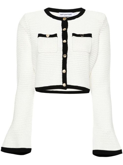 CROCHET CROPPED CARDIGAN