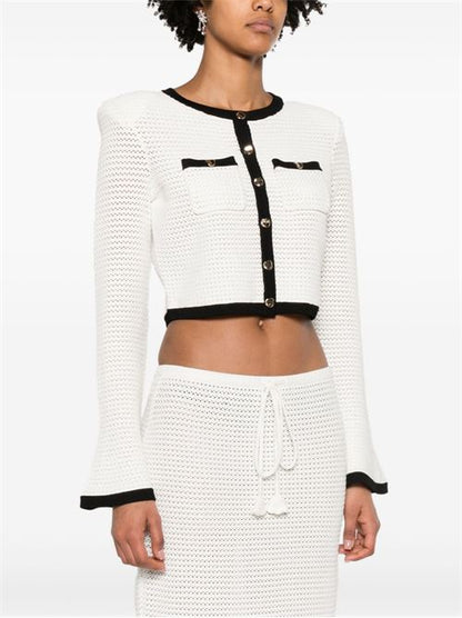 CROCHET CROPPED CARDIGAN