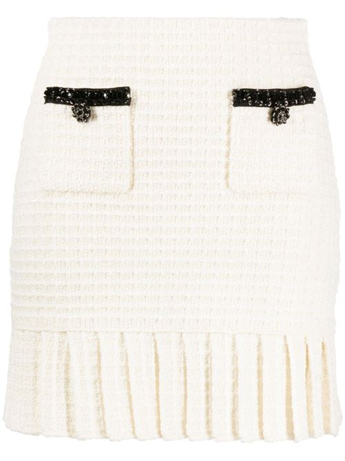 STRUCTURED KNIT MINI SKIRT