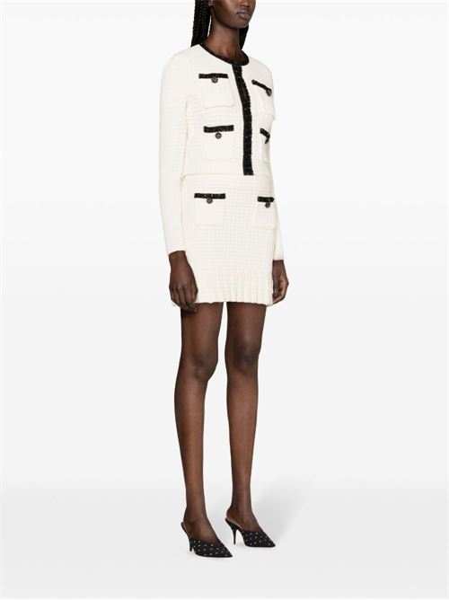 STRUCTURED KNIT MINI SKIRT