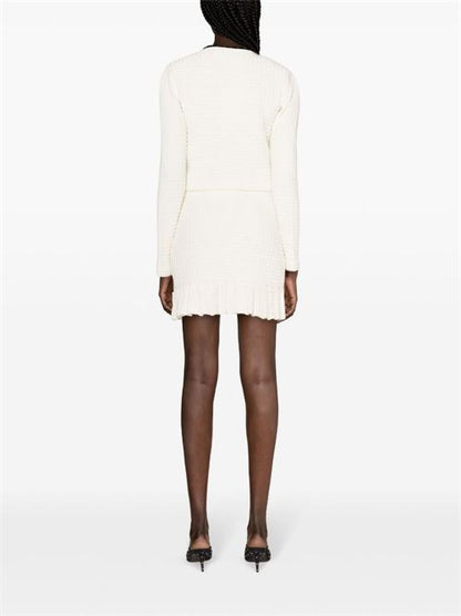 STRUCTURED KNIT MINI SKIRT