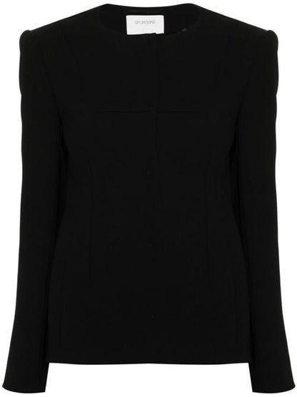 TAILORED COLLARLESS JACKET