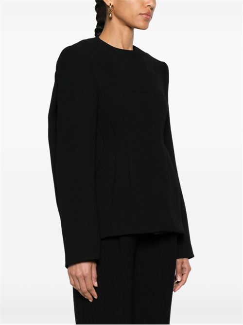 TAILORED COLLARLESS JACKET