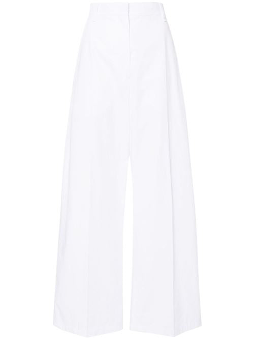 WIDE-LEG COTTON TROUSERS