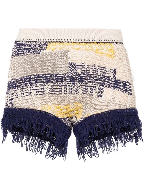 COTTON KNITTED SHORTS