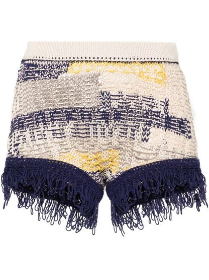 COTTON KNITTED SHORTS