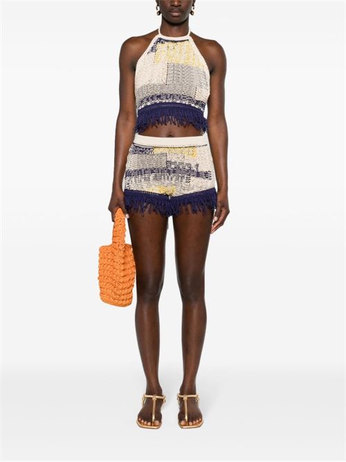 COTTON KNITTED SHORTS