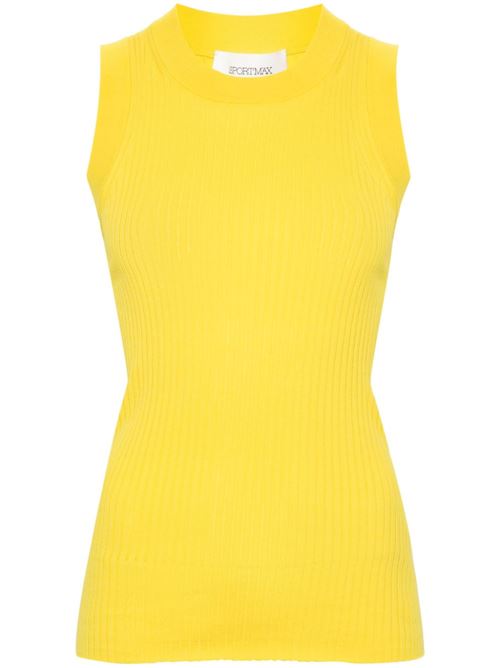 RIBBED COTTON TANK TOP