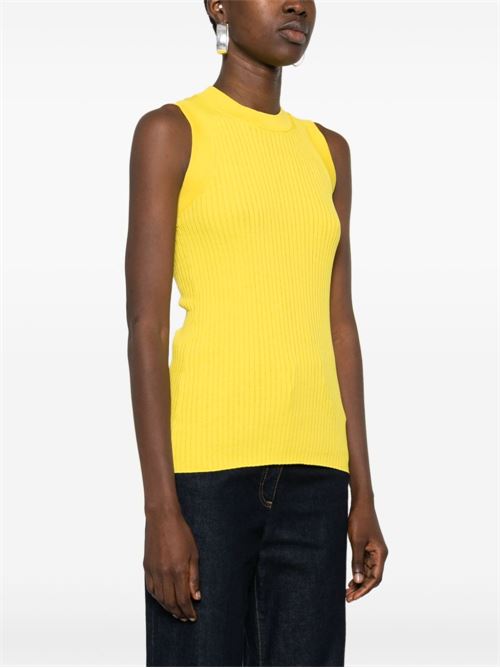 RIBBED COTTON TANK TOP