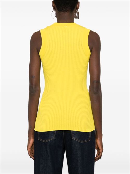 RIBBED COTTON TANK TOP