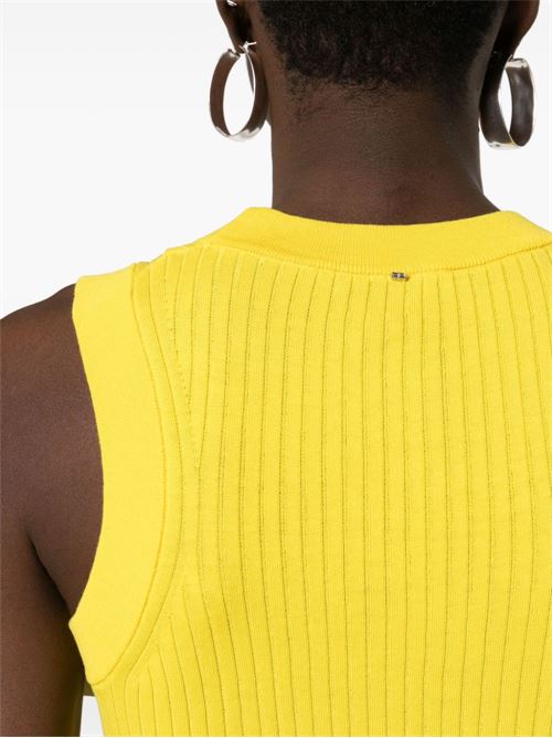 RIBBED COTTON TANK TOP