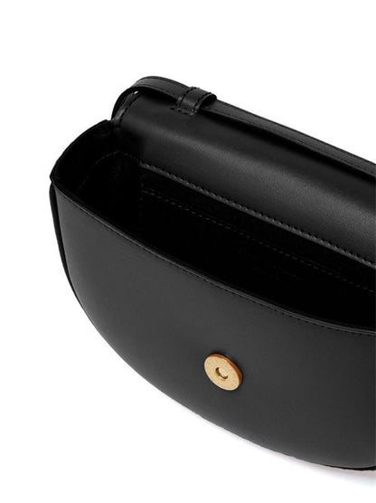 FRAYME FLAP-DETAIL SHOULDER BAG